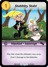 Stabbity Stab! - Season 1 - Munchkin CCG card