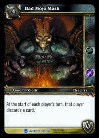 Bad Mojo Mask - Heroes of Azeroth - WoW card