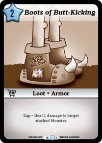 Boots of Butt-Kicking (Alt 1) - Season 1 - Munchkin CCG card