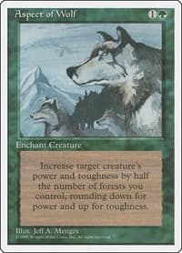 Aspect of Wolf - Fourth Edition - Magic: The Gathering card