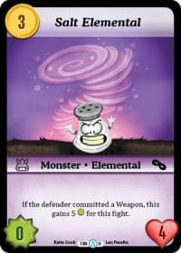 Salt Elemental - Season 1 - Munchkin CCG card