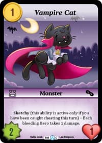 Vampire Cat - Season 1 - Munchkin CCG card