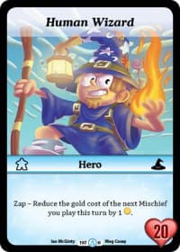 Human Wizard - Season 1 - Munchkin CCG card