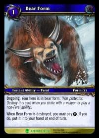 Bear Form - Heroes of Azeroth - WoW card