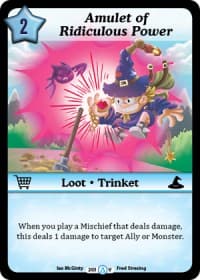 Amulet of Ridiculous Power - Season 1 - Munchkin CCG card