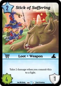 Stick of Suffering - Season 1 - Munchkin CCG card