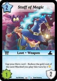 Staff of Magic - Season 1 - Munchkin CCG card