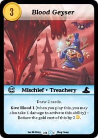 Blood Geyser - Season 1 - Munchkin CCG card