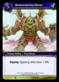 Demoralizing Shout - Heroes of Azeroth - WoW card
