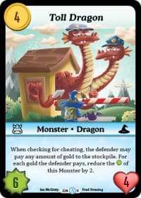 Toll Dragon - Season 1 - Munchkin CCG card