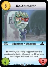 Re-Animator - Season 1 - Munchkin CCG card