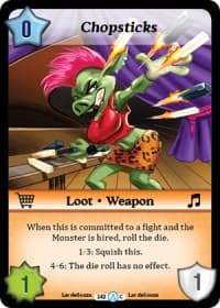 Chopsticks - Season 1 - Munchkin CCG card