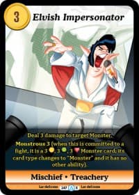 Elvish Impersonator (Alt 1) - Season 1 - Munchkin CCG card