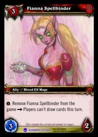 Fianna Spellbinder - Heroes of Azeroth - WoW card