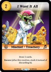 I Want it All - Season 1 - Munchkin CCG card