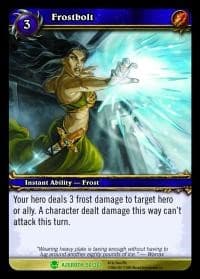 Frostbolt - Heroes of Azeroth - WoW card