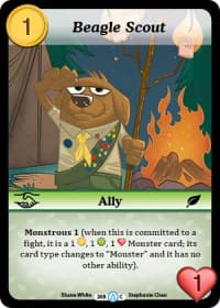 Beagle Scout - Season 1 - Munchkin CCG card