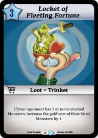 Locket of Fleeting Fortune - Season 1 - Munchkin CCG card
