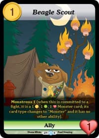 Beagle Scout (Alt 1) - Season 1 - Munchkin CCG card
