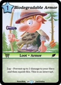 Biodegradable Armor - Season 1 - Munchkin CCG card