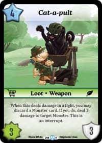 Cat-a-pult - Season 1 - Munchkin CCG card