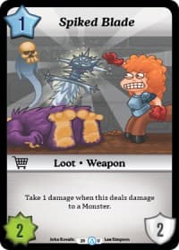 Spiked Blade - Season 1 - Munchkin CCG card