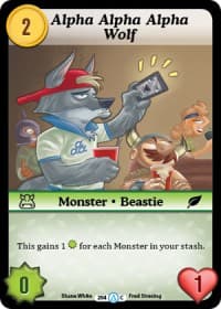 Alpha Alpha Alpha Wolf - Season 1 - Munchkin CCG card