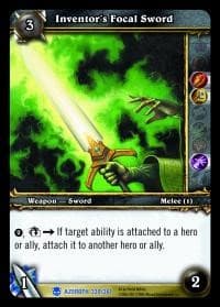 Inventor's Focal Sword - Heroes of Azeroth - WoW card