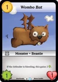Wombo Bat - Season 1 - Munchkin CCG card