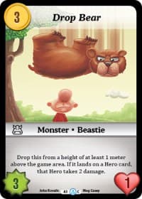 Drop Bear - Season 1 - Munchkin CCG card