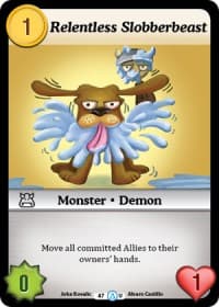 Relentless Slobberbeast - Season 1 - Munchkin CCG card