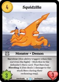 Squidzilla - Season 1 - Munchkin CCG card