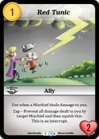 Red Tunic - Season 1 - Munchkin CCG card