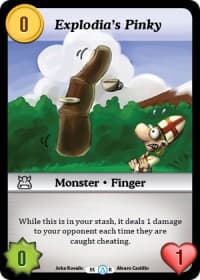 Explodia's Pinky - Season 1 - Munchkin CCG card