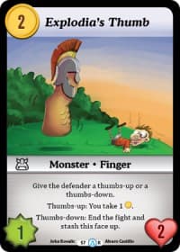 Explodia's Thumb - Season 1 - Munchkin CCG card