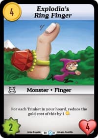 Explodia's Ring Finger - Season 1 - Munchkin CCG card