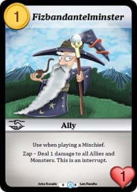 Fizbandantelminster - Season 1 - Munchkin CCG card