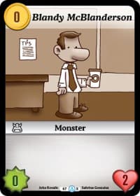 Blandy McBlanderson (Alt 1) - Season 1 - Munchkin CCG card