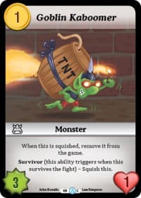 Goblin Kaboomer - Season 1 - Munchkin CCG card