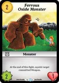 Ferrous Oxide Monster - Season 1 - Munchkin CCG card