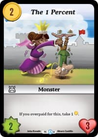The 1 Percent - Season 1 - Munchkin CCG card