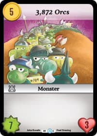 3,872 Orcs - Season 1 - Munchkin CCG card