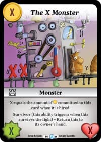 The X Monster - Season 1 - Munchkin CCG card