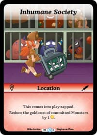 Inhumane Society - Season 1 - Munchkin CCG card