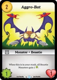 Aggro-Bat (Alt 1) - Season 1 - Munchkin CCG card
