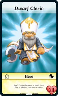 Dwarf Cleric (Oversized) - Season 1 - Munchkin CCG card
