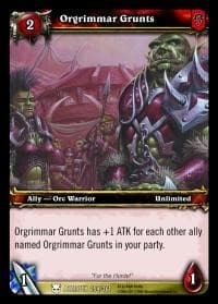 Orgrimmar Grunts - Heroes of Azeroth - WoW card