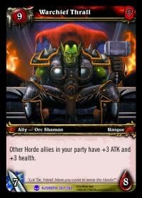 Warchief Thrall - Heroes of Azeroth - WoW card