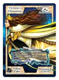 Victoria's Ultimatum (2018 Promo Edition) - Exodus Promo Cards - Exodus TCG card