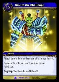 Rise to the Challenge - Heroes of Azeroth - WoW card